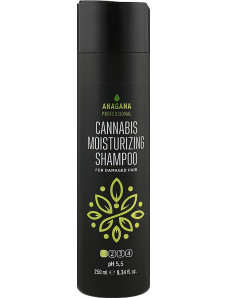 Anagana Cannabis Moisturizing Shampoo - Увлажняющий шампунь с маслом каннабиса, 250 мл