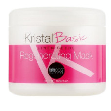 BBcos Kristal Basic Linen Seeds Regenerating Mask - Маска регенерирующая для восстановления волос, 500/1500 мл