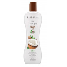 BioSilk Silk Therapy with Natural Coconut Oil 3-in-1 - Шампунь для волос и тела с кокосовым маслом