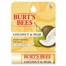 Burt's Bees Coconut & Pear Moisturizing Lip Balm - Увлажняющий бальзам для губ "Кокос и груша"4,25г