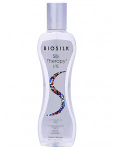 BioSilk Silk Therapy Lite Silk Treatment - Жидкий шелк для восстановления волос и придания блеска, 167 мл.