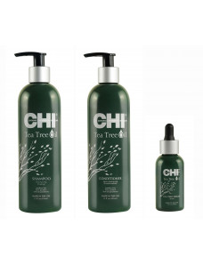 Набор для лечения волос на основе масла чайного дерева CHI Tea Tree Treatment Trio