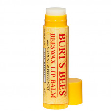 Burt's Bees Beeswax Lip Balm - Увлажняющий бальзам для губ с витамином Е и мятой,  4 г