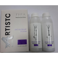 Elea Professional Artisto Decolorant System - Система для устранения краски с волос 2*60 мл