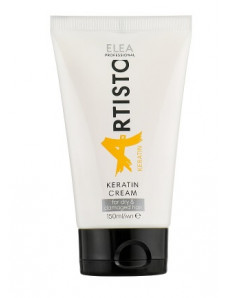 Elea Professional Artisto Keratin Cream - Крем для волос восстанавливающий с кератином, 150 мл