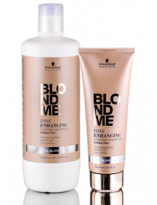 Schwarzkopf Blondme Tone Enhancing Bonding  Shampoo Cool Blondes - Шампунь для холодных оттенков волос 250/1000 мл