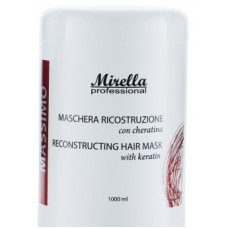 Mirella Professional Маска для реконструкции волос с кератином 1000 мл