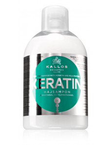 Kallos Keratin Shampoo Шампунь с кератином и молочным протеином 1000 мл