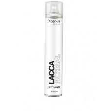 Kapous Professional Lacca Normal Лак для волос (без фреона) аэрозольный нормальной фиксации, 500 мл.