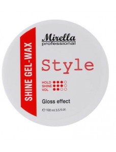 Mirella Professional Style Shine Gel-Wax - Блестящий гель-воск для укладки волос 100 мл