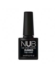 NUB Rubber Top Coat - Закрепитель для гель-лака 8 мл