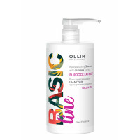 Ollin Professional Basic Line - Восстанавливающий шампунь с экстрактом репейника, 750 мл