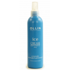 Ollin Professional Ice Cream Spray-Conditioner - Антистатик Спрей-кондиционер, 250 мл
