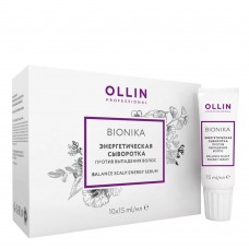 Ollin Professional Bionika Balance Scalp Energy Serum - Энергетическая сыворотка против выпадения волос 10х15 мл