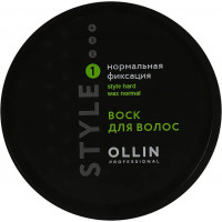 Ollin Professional Style Hard Wax Normal - Воск для волос нормальной фиксации, 50 г