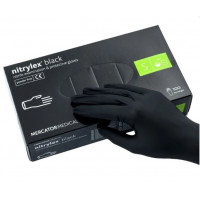 Nitrylex Перчатки нитриловые, размер XS черные - 100 штук