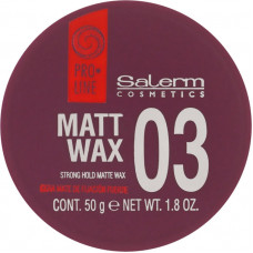 Salerm Matt Wax - Матовый воск для укладки волос, 50 г