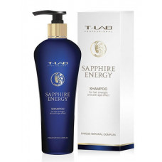 T-LAB Professional Sapphire Energy Shampoo - Шампунь для силы волос и эффекта анти-эйдж 300 мл