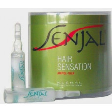 Kleral System Senjal Line Ampol Silk - Двухфазные ампулы для восстановления волос, 10 х 10 мл.