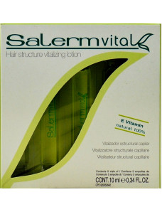 Salerm Vital - Ампулы для поврежденных волос, 4 x10 мл.