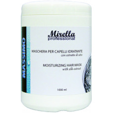 Mirella Moisturizing Hair Mask With Silk Extract - Увлажняющая маска для волос с экстрактом шелка 1000 мл