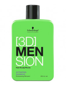 Schwarzkopf Professional 3D Mension Activating Shampoo Шампунь  активирующий рост волос, 250 мл