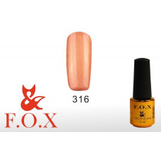 F.O.X Pigment тон 316 Гель-лак для ногтей, 6 мл