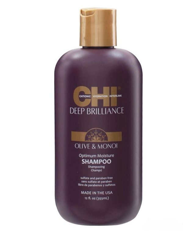 CHI Deep Brilliance Optimum Moisture Shampoo - Увлажняющий шампунь для поврежденных волос