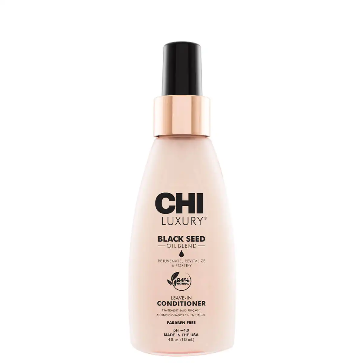 Кондиционер с маслом черного тмина - CHI Luxury Black Seed Oil Leave-In Conditioner CHI Luxury Black Seed Oil Leave-In Conditioner - Несмываемый кондиционер с маслом черного тмина, 118 мл — изображение 1