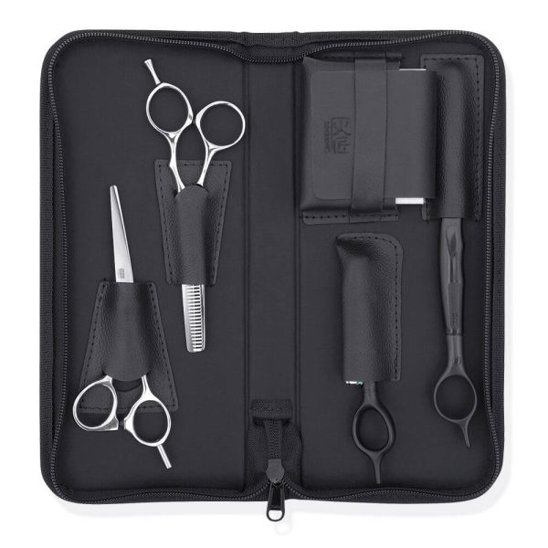 Kasho Чехол К 1 для двух ножниц, бритвы и сменных лезвий, ткань