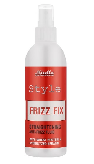 Mirella Style Frizz Fix Straightening Ani-Frizz Fluid - Випрямляючий флюїд для волосся, 250 мл