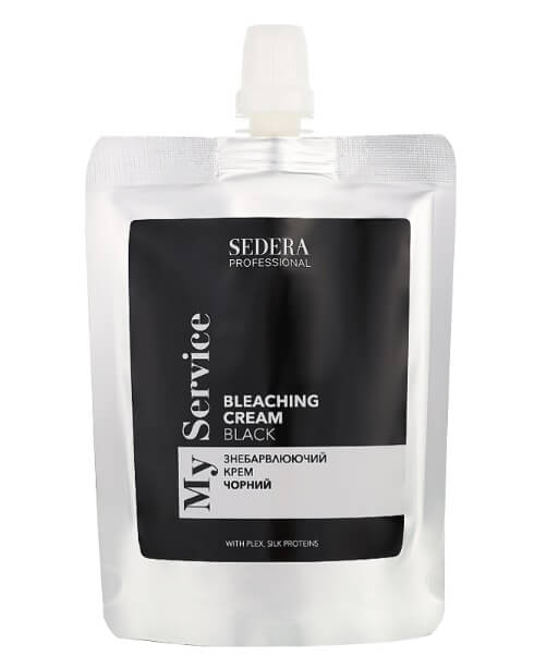 Sedera Professional My Service Bleaching Cream Black - Знебарвлюючий крем, чорний, 250 мл