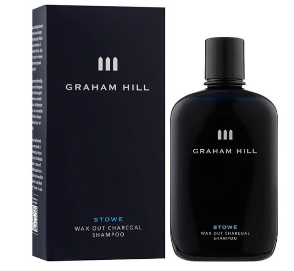 Graham Hill Stowe Wax Out Charcoal Shampoo - Шампунь для глубокой очистки с активированным углем, 250 мл
