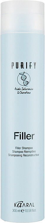 Kaaral Purify Filler Filler Shampoo - Шампунь-филлер для волос с кератином и гиалуроновой кислотой