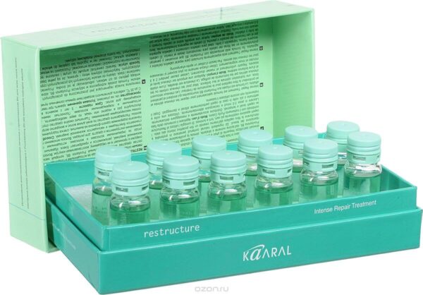 Kaaral Purify Restructure - Интенсивно-восстанавливающий комплекс с провитамином В5, 12*10 мл.