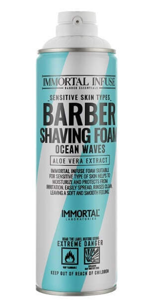 Immortal Infuse For Men Shaving Foam - Піна для гоління "Морський бриз", 500 мл