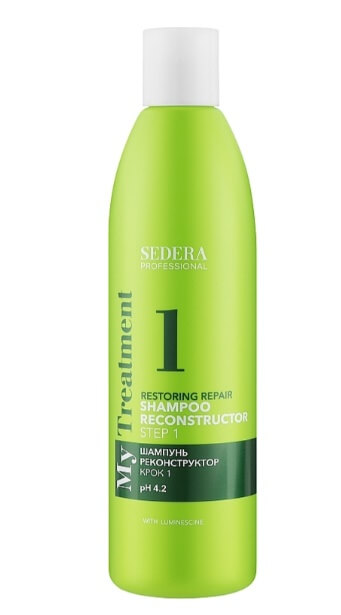 5050 Sedera Professional My Treatment Restoring Repair Step 1 Shampoo - Шампунь для реконструкції волосся (крок 1) 300 мл — изображение 1