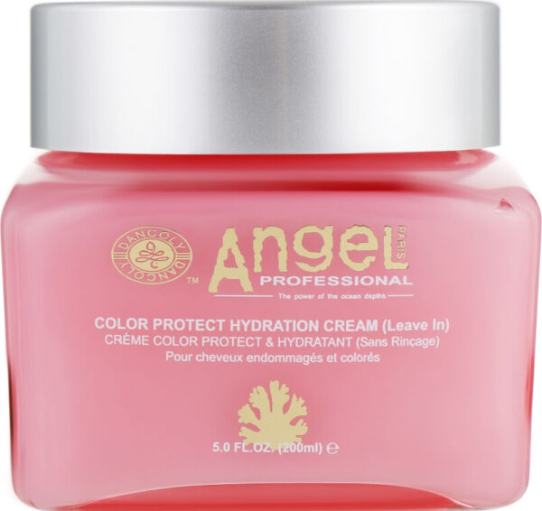Angel Professional Paris Color Protect Cream - Зволожуючий крем для фарбованного волосся, 200 мл