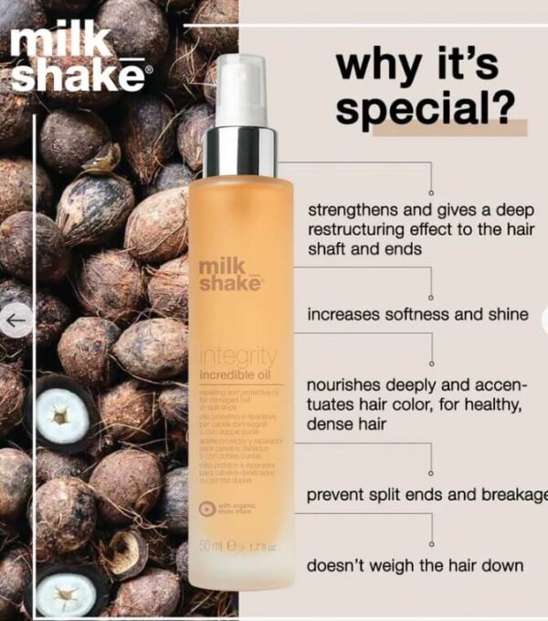 incredible-oil Milk Shake Integrity Incredible Oil - Масло для волос